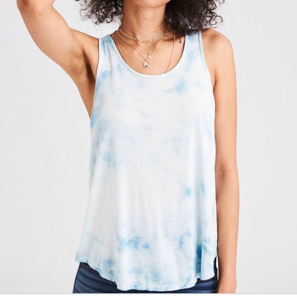 American Eagle Outfitters Tops - Ae Soft & Sexy Tie Dye Scoop Neck Tank Top